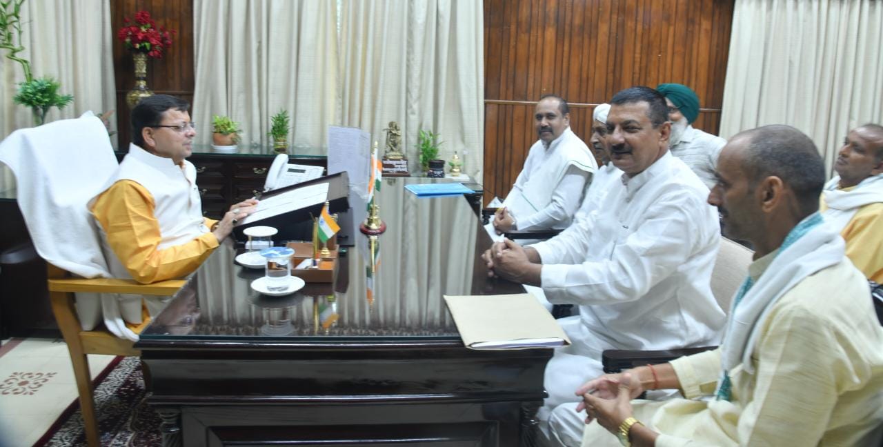 CM पुष्कर सिंह धामी से भारतीय किसान यूनियन के प्रतिनिधिमण्डल ने की मुलाकात….