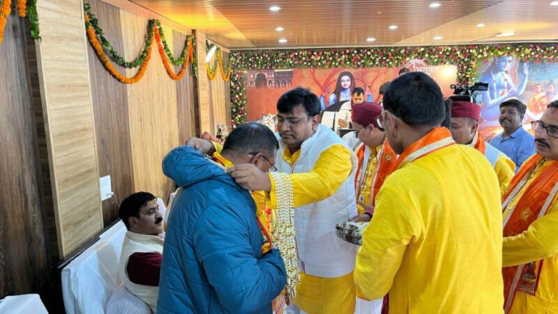 नर- नारायण सेवा समिति द्वारा श्री बदरीनाथ धाम में श्रीमद्भागवत कथा महापुराण का शुभारंभ