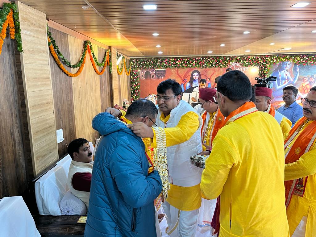 नर- नारायण सेवा समिति द्वारा श्री बदरीनाथ धाम में श्रीमद्भागवत कथा महापुराण का शुभारंभ