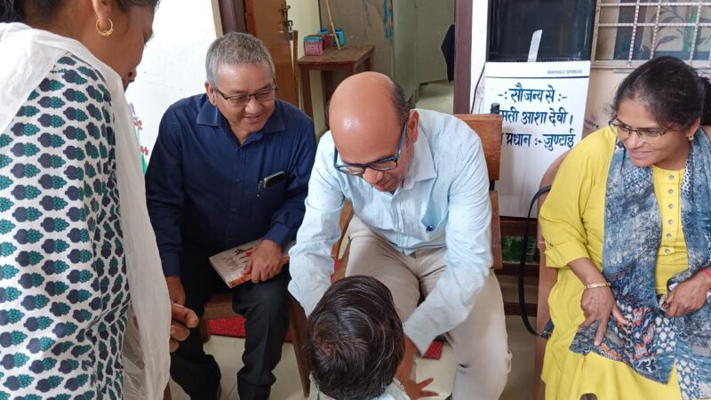 बाल विकास परियोजना ने पोषण माह के तहत विकासखंड अगस्त्यमुनि के टैंठी गांव में किया कार्यक्रम आयोजित