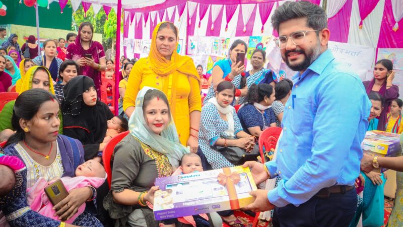 बाल विकास परियोजना नारसन में पोषण माह का समापन कार्यक्रम किया गया आयोजित