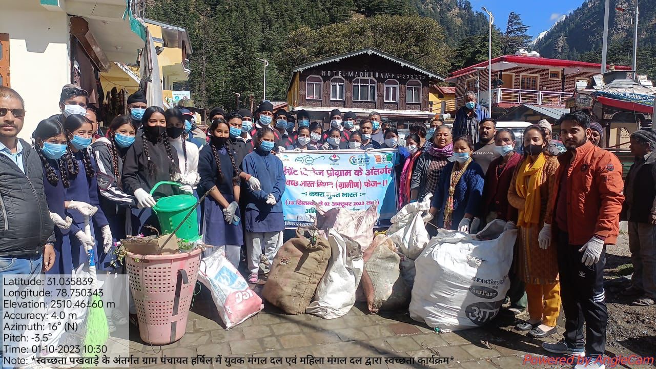 उत्तराखंड : एक तारीख, एक घंटा एक साथ के तहत रविवार को पुरे प्रदेश भर में चलाया गया स्वच्छता ही सेवा अभियान