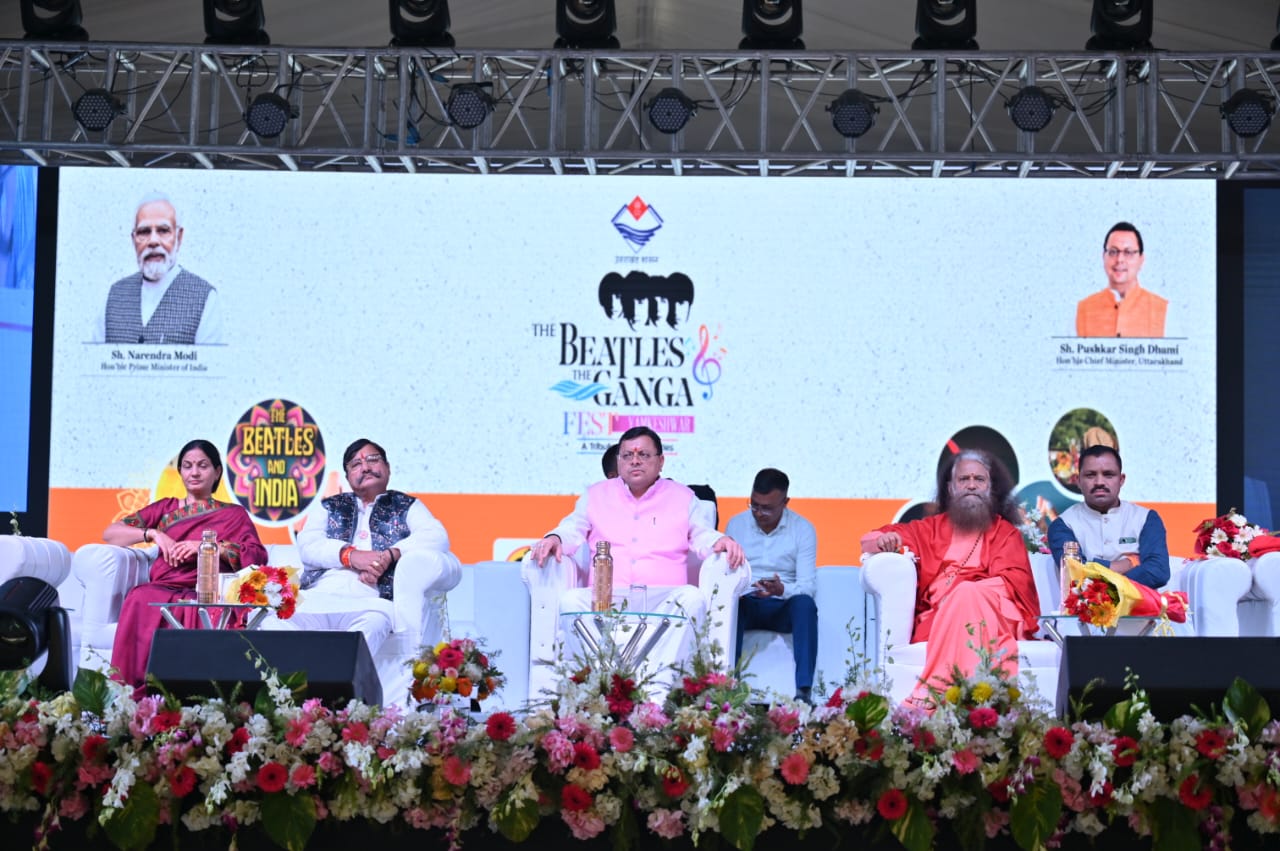 मुख्यमंत्री पुष्कर सिंह धामी ने दि बीटल्स एण्ड दि गंगा फेस्टिवल – 2023 का किया शुभारंभ, कहा स्थानीय सभ्यता एवं परम्पराओं को विश्व में प्रदर्शित करने की एक पहल है फेस्टिवल