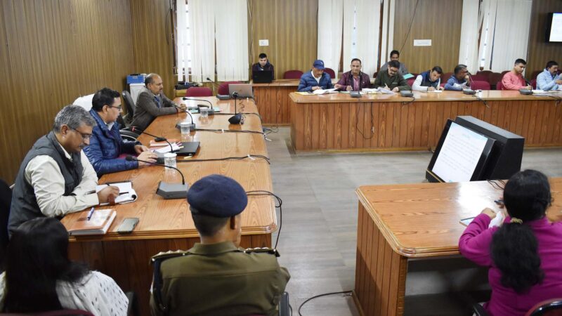 सीडीओ डॉ. ललित नारायण मिश्र की अध्यक्षता में 23वें राज्य स्थापना दिवस समारोह की तैयारियों को लेकर बैठक आयोजित, दिए निर्देश