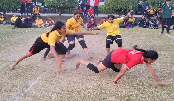 आईएचएमएस ओलंपियाड खेल प्रतियोगिता के तीसरे दिन प्रफुल और अर्जुन हाउस बने कबड्डी के चैंपियन