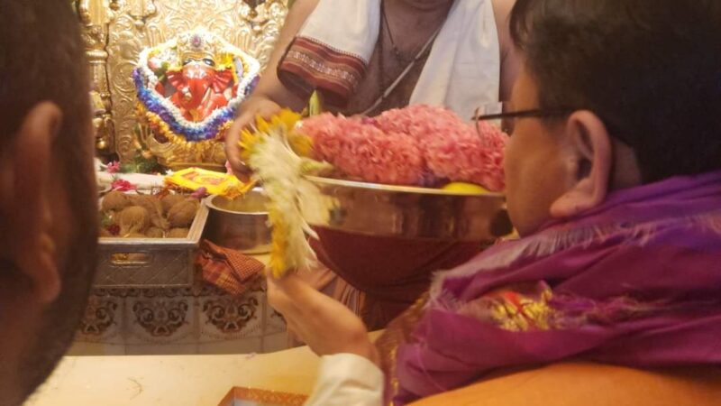 मुख्यमंत्री पुष्कर सिंह धामी ने मुंबई में किए श्री सिद्धिविनायक मंदिर में दर्शन