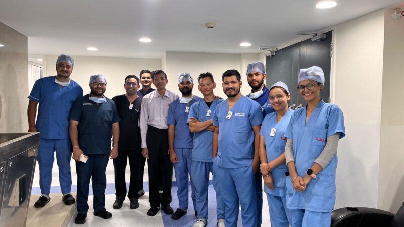 नवीनतम तकनीक ट्रांसएसोफेजियल इलेक्ट्रोफिजियोलॉजी अध्ययन से सफलतापूर्वक इलाज करने वाला उत्तर भारत का पहला हॉस्पिटल बना श्री मंहत इंद्रेश अस्पताल