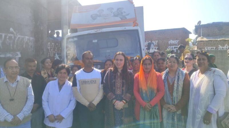 विकसित भारत संकल्प यात्रा रथ पहुंची विकासखंड विकासनगर के जनजातीय गांव आदुवाला व शाहपुर कल्याणपुर, ग्रामीणों ने पारंपरिक रूप से  किया गया स्वागत