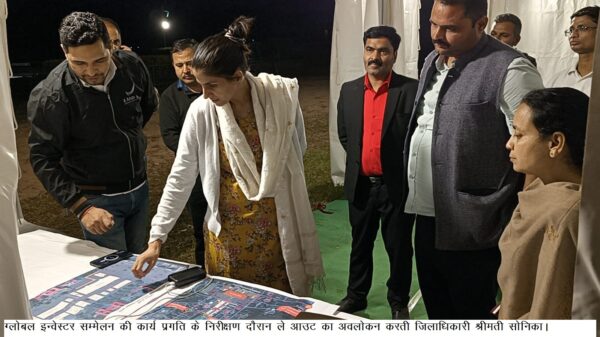 डीएम सोनिका ने जिले में आयेाजित होने वाले ग्लोबल इन्वेस्टर समिट की तैयारियों के दृष्टिगत कार्यक्रम स्थल एफआरआई का निरीक्षण कर कार्य प्रगति का लिया जायजा, दिए निर्देश
