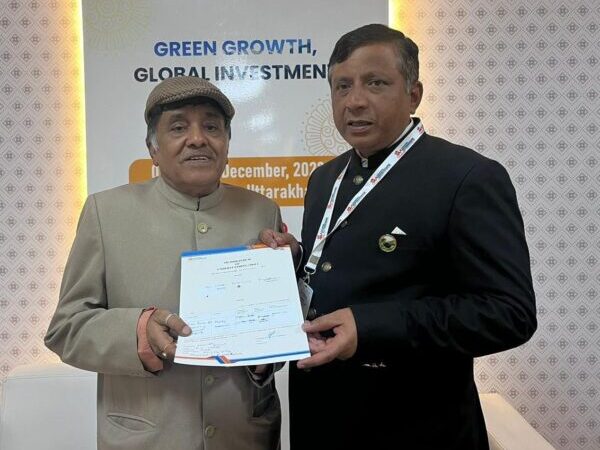 उत्तराखंड ग्लोबल इन्वेस्टर्स समिट में फ़िल्म निर्माण क्षेत्र में हुआ निवेश, जिंदल प्रोडक्शन प्रा. लि. द्वारा फ़िल्म ट्रैनिंग इंस्टीट्यूट एन्ड प्रोडक्शन रिसर्च की स्थापना के लिए किया गया एमओयू