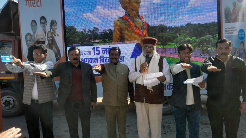 मसूरी के लंढौर कैंट और गाँधी चौक में आयोजित हुआ विकसित भारत संकल्प यात्रा कार्यक्रम, उत्तराखंड सरकार के कैबिनेट मंत्री गणेश जोशी और राज्यमंत्री ज्योति प्रसाद गैरोला यात्रा में हुए शामिल