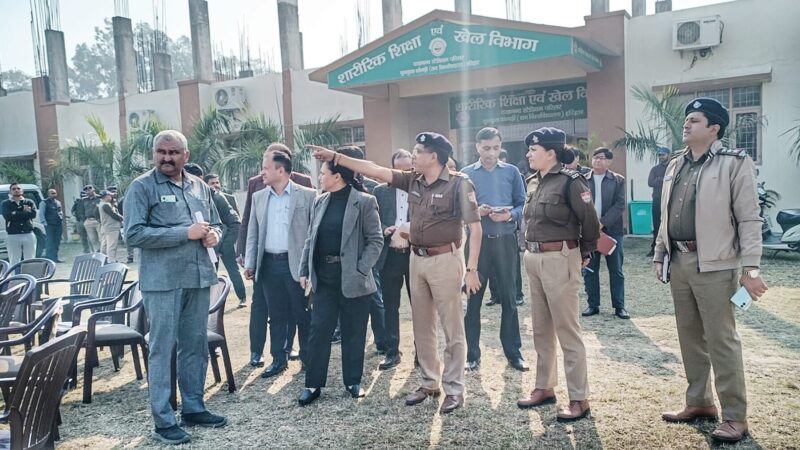 उप राष्ट्रपति जगदीप धनखड़ के प्रस्तावित जनपद हरिद्वार भ्रमण के मद्देनजर जौलीग्राण्ट एयर पोर्ट से कार्यक्रम स्थल गुरुकुल कांगड़ी विश्वविद्यालय तक का किया गया व्यापक व सघन निरीक्षण