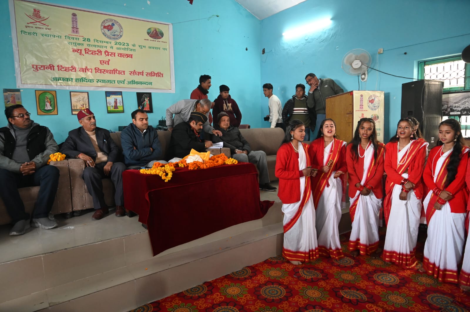 न्यू टिहरी प्रेस क्लब में धूमधाम एवं भव्य रूप से मनाया गया टिहरी स्थापना दिवस समारोह