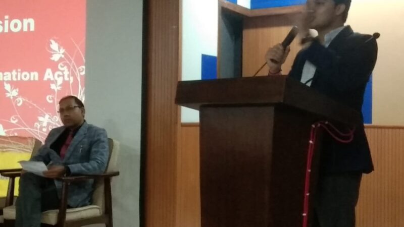 हरिद्वार : सूचना का अधिकार अधिनियम से सम्बंधित एक कार्यशाला का हुआ आयोजन