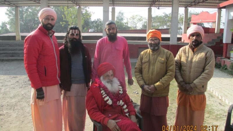 श्री रामानंद संप्रदाय श्री वैष्णव मंडल के अध्यक्ष चुने गये परम पूज्य बाबा हठ योगी महाराज, स्थानीय संतो तथा नागरिकों ने फूल माला पहनाकर किया अभिनंदन