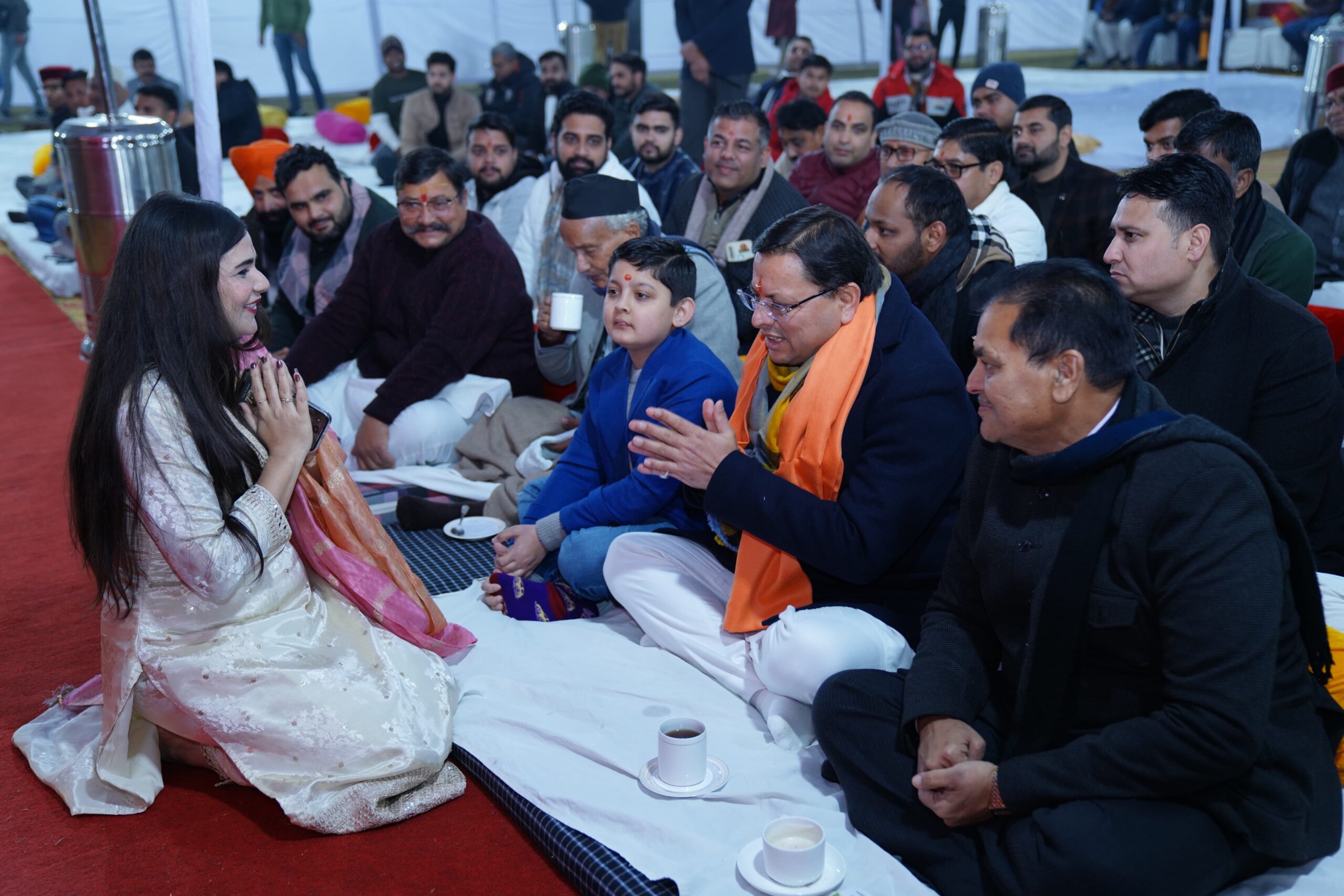 मुख्यमंत्री आवास में आयोजित हुई श्रीराम भजन संध्या, सुन्दरकांड का पाठ एवं भजन संध्या में राममय हुआ मुख्यमंत्री आवास, प्रदेश के राज्यपाल एवं मुख्यमंत्री सहित मंत्रीगणों एवं विधायकों द्वारा सुन्दरकांड का किया गया पाठ