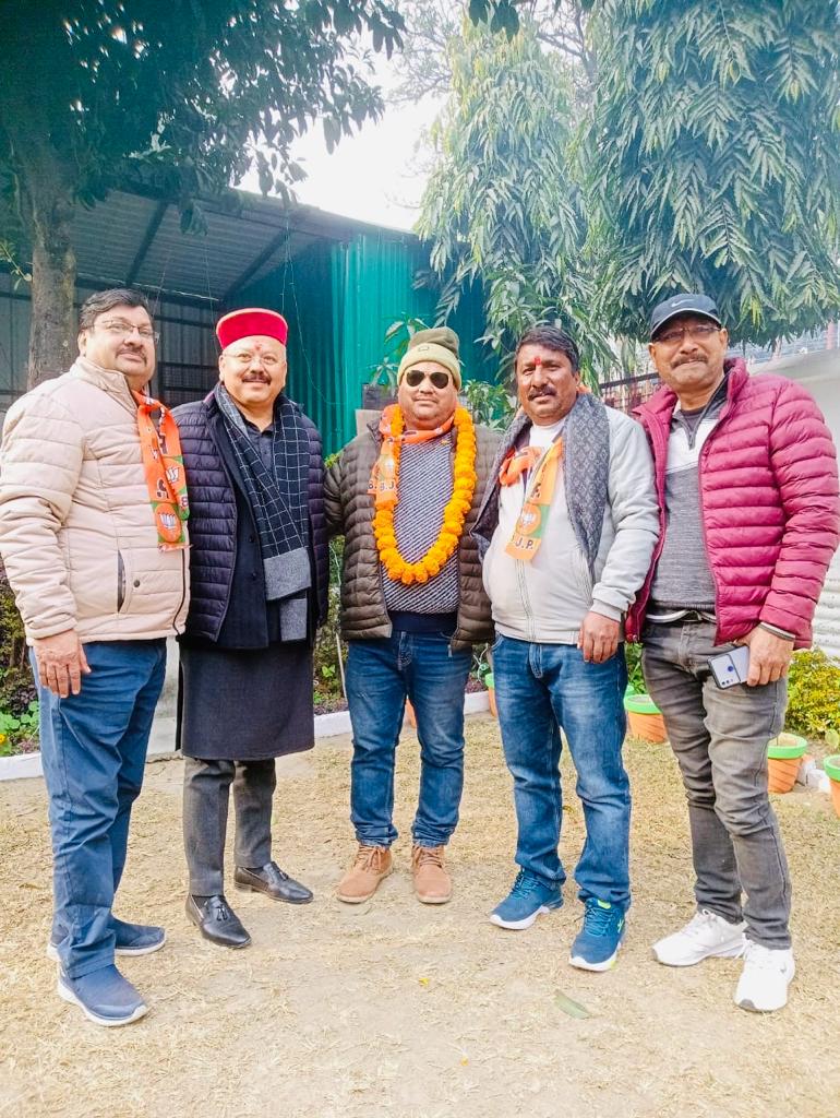 कांग्रेसी नेता एवं समाजसेवी अंकुर भंडारी हुए भाजपा में शामिल