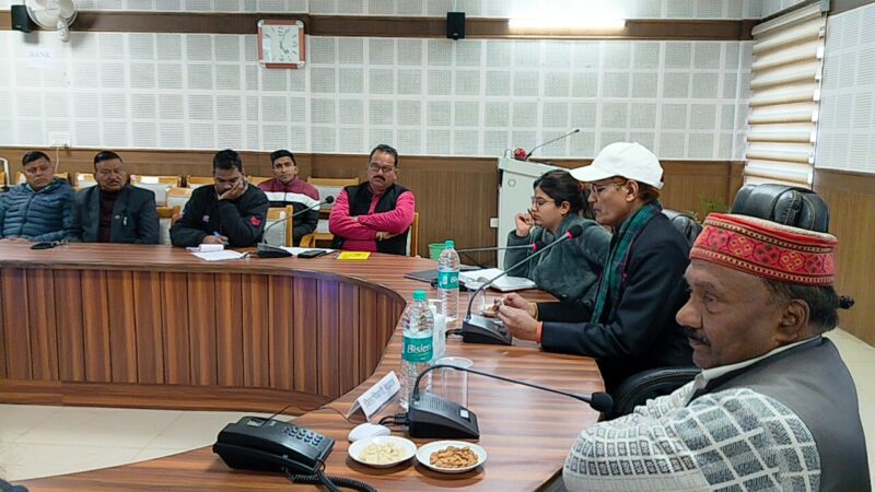 सचिव डॉ. सुरेन्द्र नारायण पाण्डे ने जिले के प्रबु़द्ध नागरिक, सिविल सोसायटी, स्थानीय जन-प्रतिनिधियों, मीडियाकर्मीयों से की वार्ता, चर्चा-परिचर्चा एंव संवाद