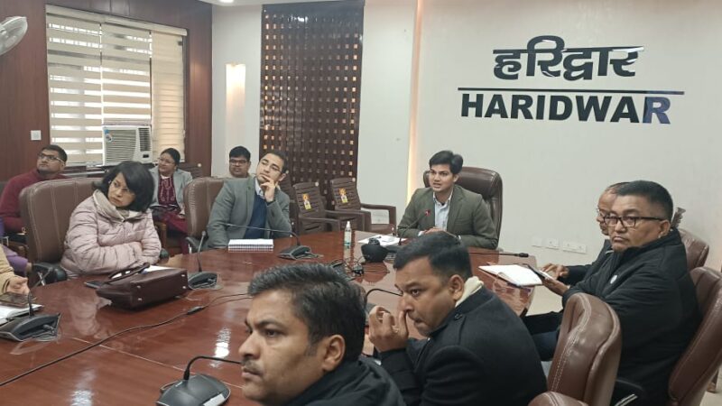 प्रभारी जिलाधिकारी प्रतीक जैन की अध्यक्षता में ऋषिकुल मैदान में वृहद रूप से प्रस्तावित मुख्यमंत्री के नारी शक्ति महोत्सव की तैयारियों के सम्बन्ध में बैठक आयोजित, दिए निर्देश