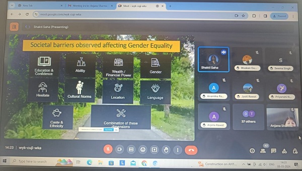 अंतर्राष्ट्रीय महिला दिवस पर एसएसएस थान सिंह रावत राजकीय महाविद्यालय नैनीडांडा में ऑनलाइन संगोष्ठी आयोजित
