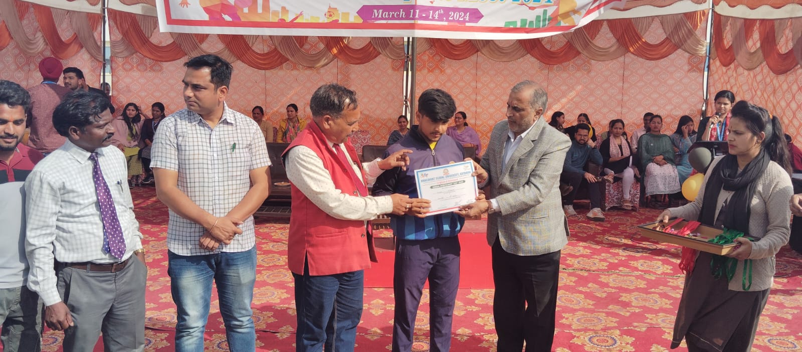 भगवंत ग्लोबल विश्वविद्यालय में वार्षिक खेलकूद प्रतियोगिता स्पर्धा-2024 का हुआ समापन