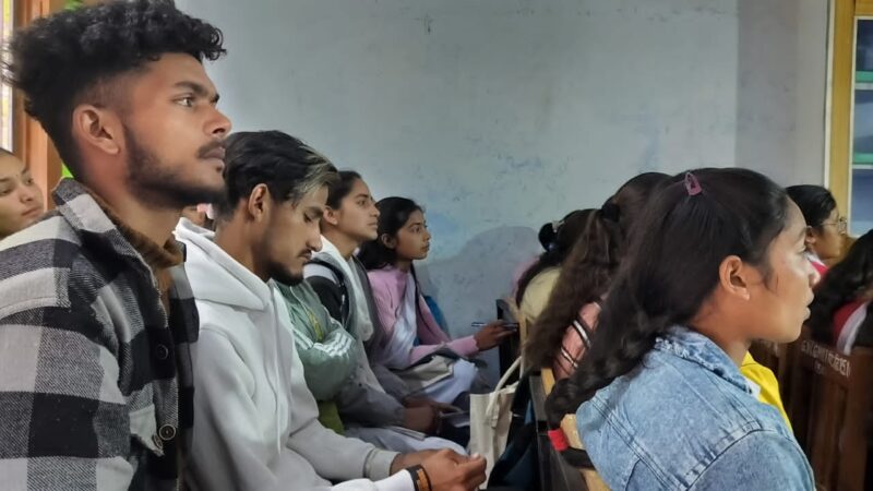 शहीद जगदीश प्रसाद पुरोहित राजकीय महाविद्यालय नंदानगर में आयोजित EDP कार्यशाला के 08वें दिन छात्रों ने नवीन उत्पाद का पेटेंट करना सीखा