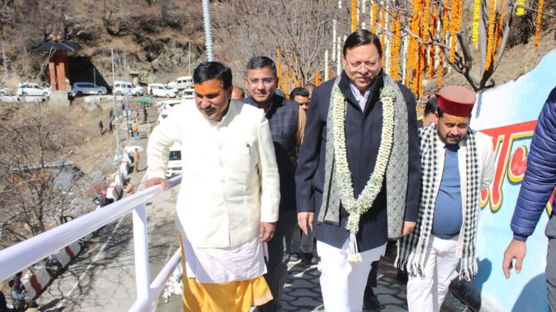 प्रधानमंत्री नरेन्द्र मोदी के दौरे की तैयारियों का मुख्यमंत्री पुष्कर सिंह धामी ने किया निरीक्षण