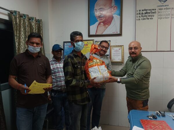 संत निरंकारी मिशन ने टीबी मरीजों को वितरित की राशन किट