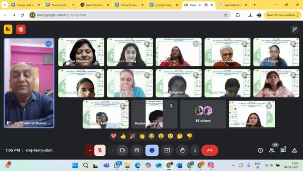 मनोवैज्ञानिक मुद्दों, हस्तक्षेप और प्रबंधन पर 06वां दो दिवसीय अंतर्राष्ट्रीय वर्चुवल सम्मेलन आयोजित