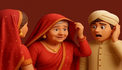 निकाह में बड़ा धोखा : घूंघट उठते ही दुल्हन निकली 45 साल की सास, दूल्हे के उड़े होश!