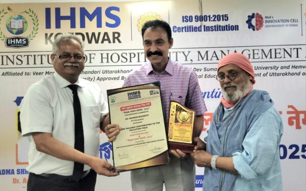 IHMS कोटद्वार में 28 गुरुजनों को मिला लॉट सुबेदार बलभद्र सिंह नेगी शिक्षक सम्‍मान- 2025