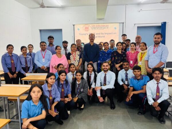 श्री गुरु राम राय विश्वविद्यालय में “ट्रंप टैरिफ का वैश्विक प्रभाव” पर विशेष व्याख्यान