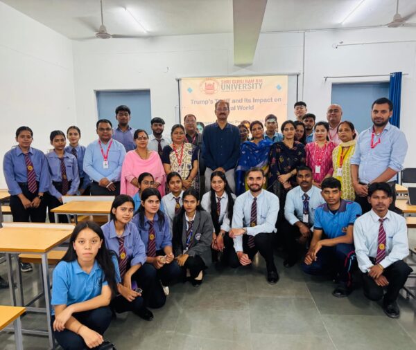 श्री गुरु राम राय विश्वविद्यालय में “ट्रंप टैरिफ का वैश्विक प्रभाव” पर विशेष व्याख्यान