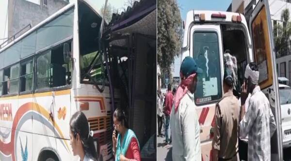 हरिद्वार-रुड़की हाईवे पर ड्राइवर को आया चक्कर, डेंटल क्लीनिक में घुसी बस, कई घायल