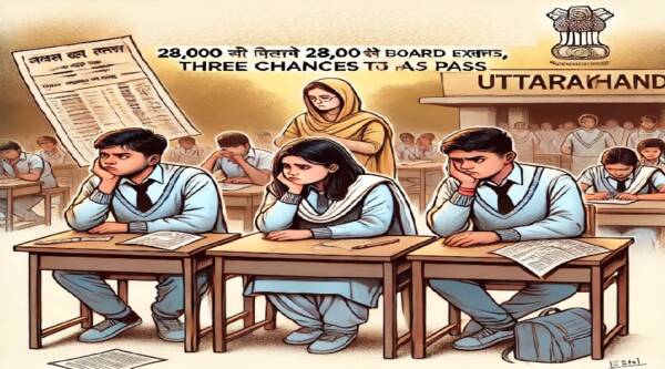 उत्तराखंड बोर्ड परीक्षा में 28 हजार छात्र फेल, इनको पास होने के मिलेंगे तीन मौके