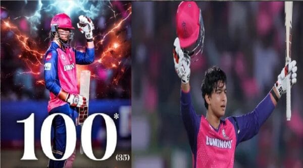 14 साल के वैभव सूर्यवंशी ने IPL में रचा इतिहास, 35 गेंदों में ठोका विस्फोटक शतक