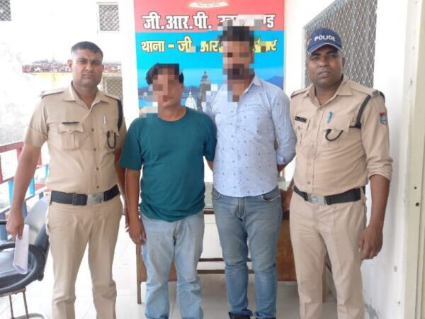 हरिद्वार रेलवे स्टेशन पर जीआरपी की त्वरित कार्रवाई, शांति भंग करने वाले 2 टैक्सी ड्राइवर गिरफ्तार