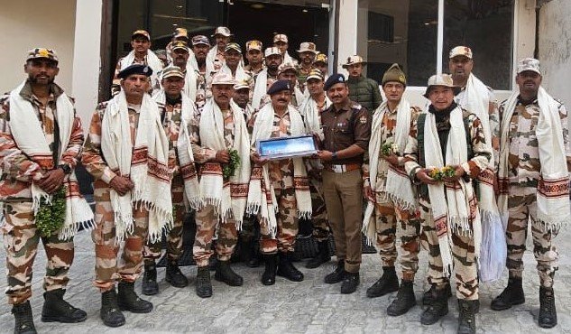 पुष्कर कुंभ : सुरक्षा सहयोग के बाद आईटीबीपी जवानों को दी गई विदाई