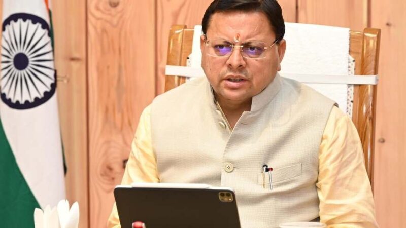 सीएम धामी ने मुख्यसचिव को दिए निर्देश, लापरवाही पर हो सख्त कार्रवाई