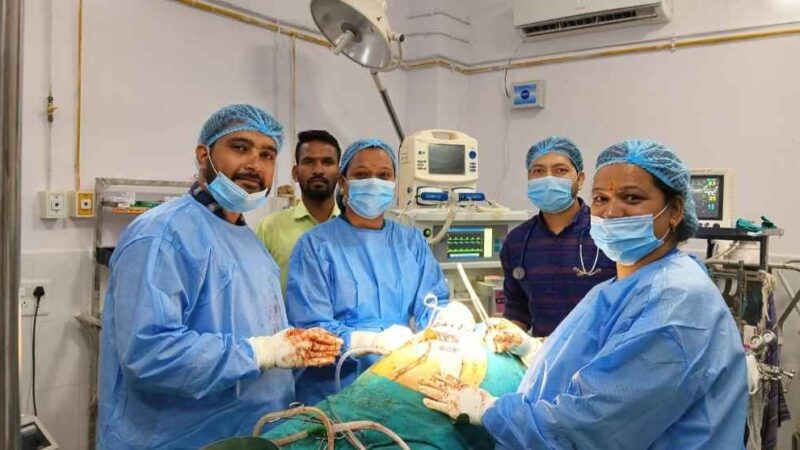 कोटेश्वर जिला अस्पताल ने रचा इतिहास, जनरल एनेस्थीसिया में पहली सफल सर्जरी