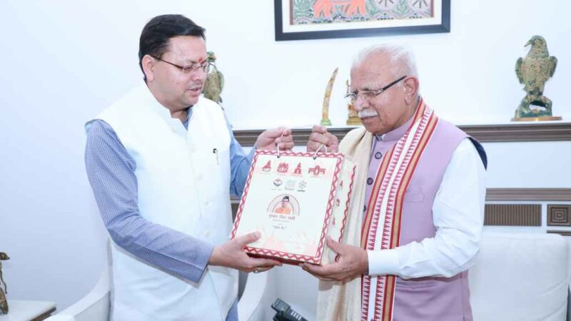 मुख्यमंत्री धामी ने केंद्रीय ऊर्जा मंत्री से की मुलाकात, कई योजनाओं के लिए बजट की रखी मांग