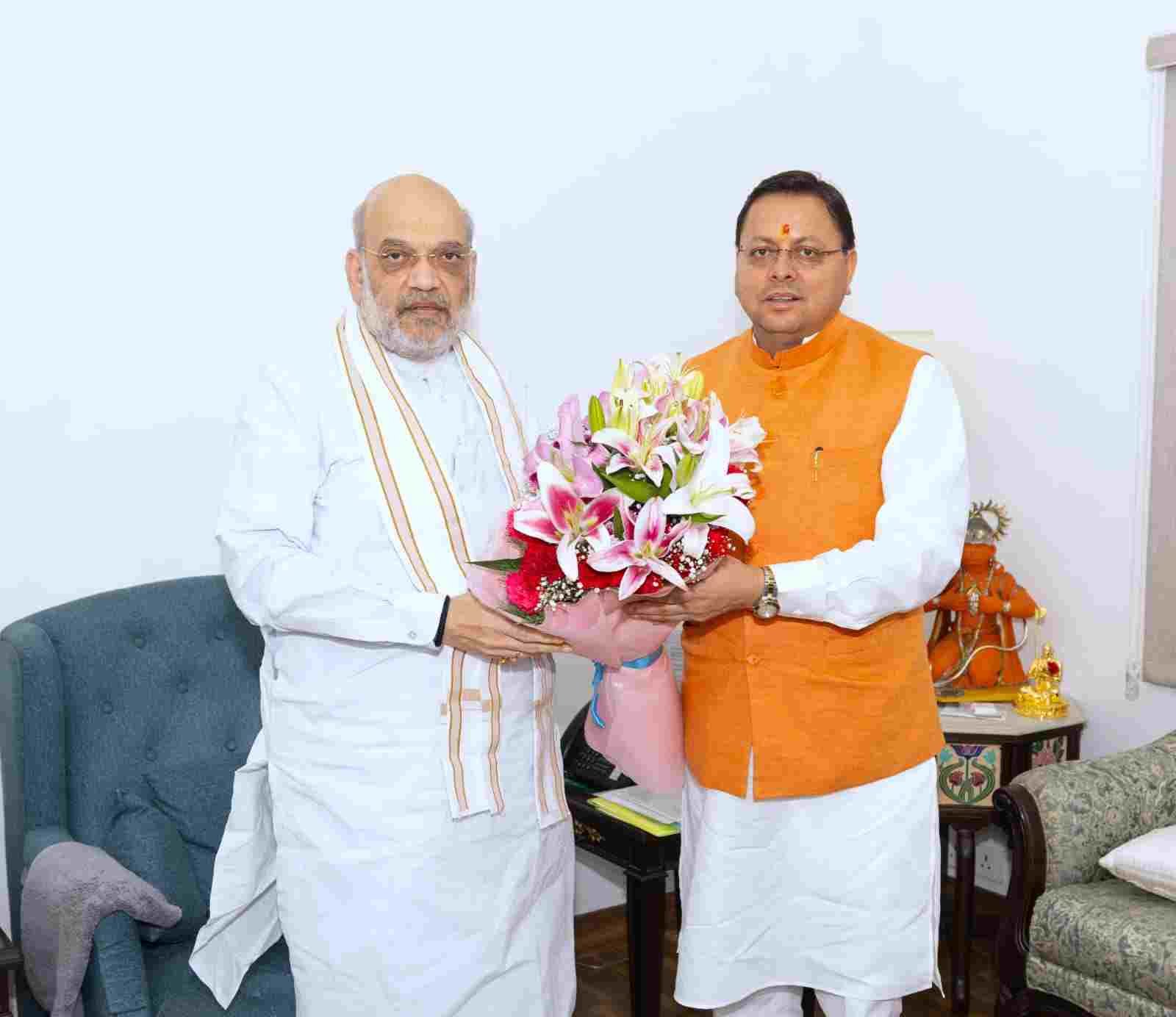 सीएम धामी ने गृह मंत्री अमित शाह से की मुलाकात, साइबर सेंटर ऑफ एक्सीलेंस की स्थापना के लिए केंद्र से 63.60 करोड़ का अनुरोध