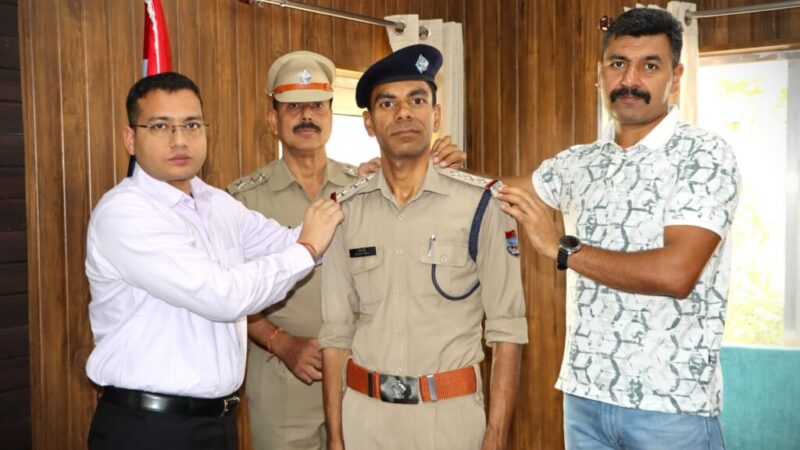 चमोली पुलिस के चार उप निरीक्षक बने निरीक्षक