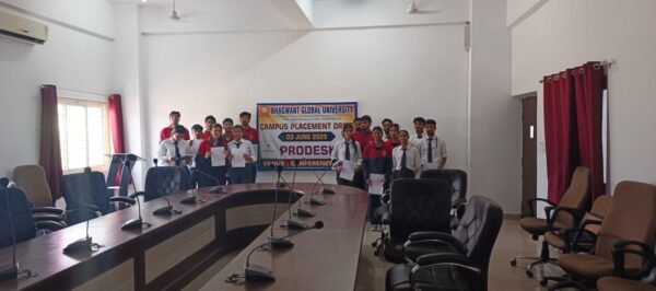 भगवंत ग्लोबल विश्वविद्यालय में प्लेसमेंट ड्राइव