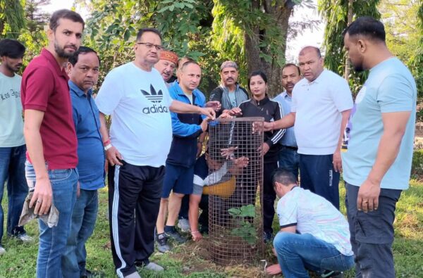 कृषि मंत्री गणेश जोशी ने विश्व पर्यावरण दिवस पर एक पेड़ मां के नाम अभियान के तहत फलदार पौधों का किया रोपण