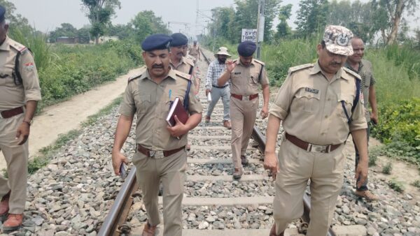 असामजिक तत्वों द्वारा रेलवे ट्रैक के साथ फिर से की गई छेड़छाड़, बहुत बड़ी जनहानि होने से टली