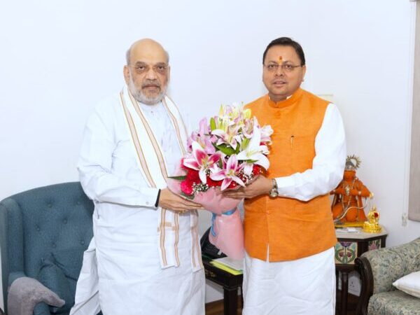 मुख्यमंत्री पुष्कर सिंह धामी ने की केंद्रीय गृह मंत्री अमित शाह से मुलाकात, साइबर सुरक्षा और राज्य विकास से जुड़े प्रमुख मुद्दों पर हुई चर्चा