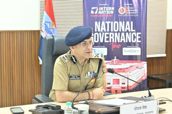 उत्तराखंड : डीजीपी दीपम सेठ से देश के प्रतिष्ठित शैक्षणिक संस्थानों के छात्रों की ओपन हाउस बैठक