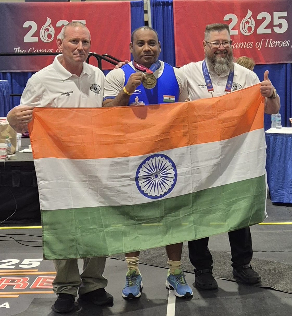 विश्व पुलिस एवं फायर गेम्स अमेरिका 2025 में उत्तराखंड के मुकेश पाल ने जीता कांस्य