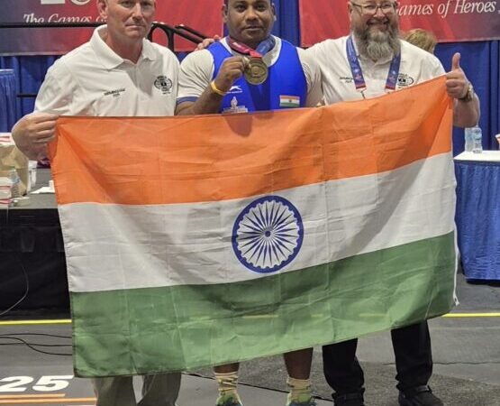 विश्व पुलिस एवं फायर गेम्स अमेरिका 2025 :  भारत के मुकेश पाल ने क्वालिफाई राउंड में जीता कांस्य, अब 6 जुलाई को स्वर्ण पदक के लिए भिड़ंत